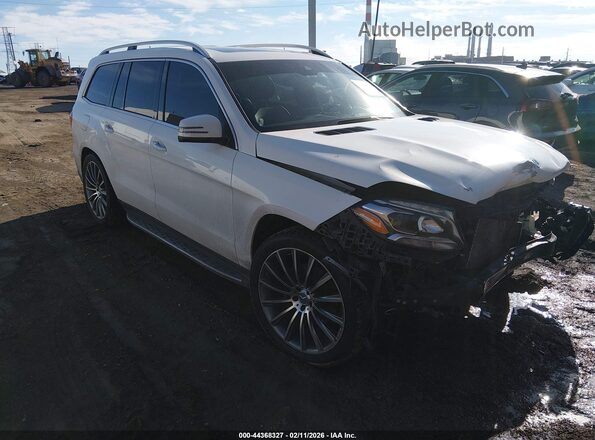 4JGDF6EE4HA848553 2017 MERCEDES-BENZ GLS 450 Белый Передняя правая четверть