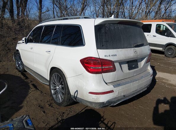 4JGDF6EE4HA848553 2017 MERCEDES-BENZ GLS 450 Белый Задняя левая четверть