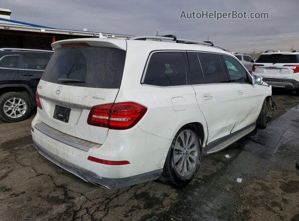 4JGDF6EE4JB175389 2018 MERCEDES-BENZ GLS Белый Задняя правая четверть