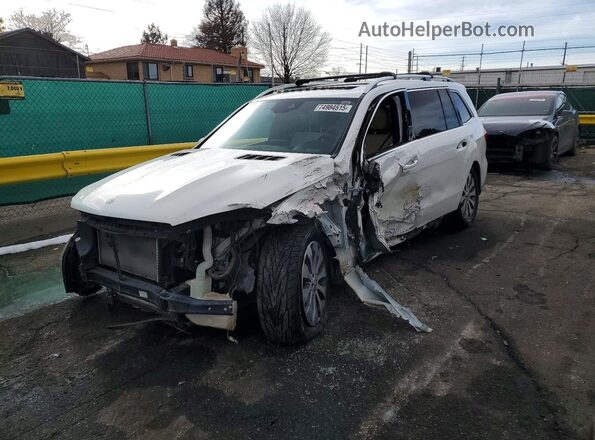 4JGDF6EE4JB175389 2018 MERCEDES-BENZ GLS Белый Передняя левая четверть