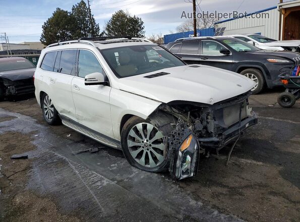 4JGDF6EE4JB175389 2018 MERCEDES-BENZ GLS Белый Передняя правая четверть