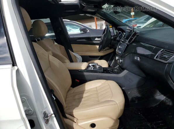 4JGDF6EE4JB175389 2018 MERCEDES-BENZ GLS Белый Вид салона спереди