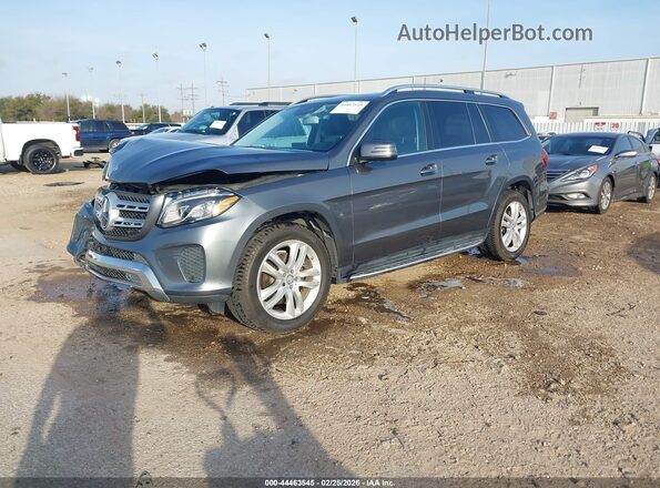 4JGDF6EE5HA857147 2017 MERCEDES-BENZ GLS 450 Gray Առջևի ձախ երեք քառորդ տեսարան