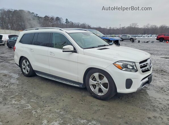 4JGDF6EE6HA945558 2017 MERCEDES-BENZ GLS Белый Передняя правая четверть