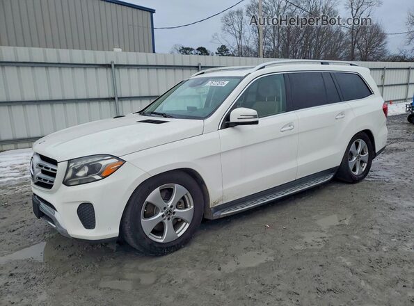 4JGDF6EE6HA945558 2017 MERCEDES-BENZ GLS Белый Передняя левая четверть