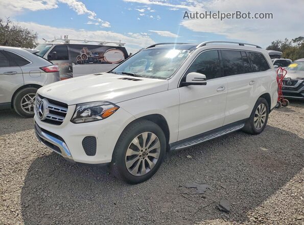 4JGDF6EE6HA959489 2017 MERCEDES-BENZ GLS Белый Передняя левая четверть