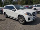 2017 Mercedes-benz Gls 450 4matic Белый vin: 4JGDF6EE6HA959489