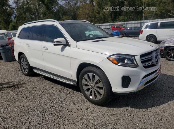 4JGDF6EE6HA959489 2017 MERCEDES-BENZ GLS Белый Передняя правая четверть