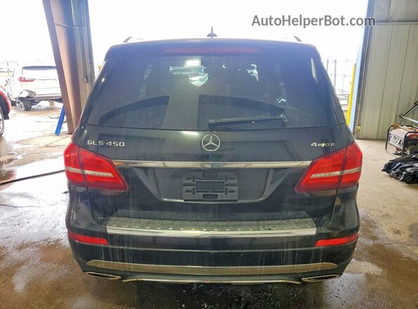 4JGDF6EE7HA842049 2017 MERCEDES-BENZ GLS Черный Вид сзади
