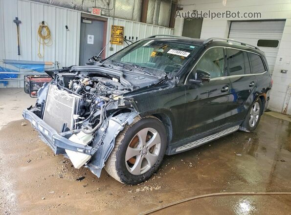 4JGDF6EE7HA842049 2017 MERCEDES-BENZ GLS Черный Передняя левая четверть