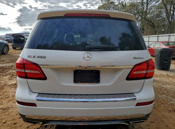 4JGDF6EE7KB230452 2019 MERCEDES-BENZ GLS White Rear view