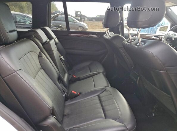 4JGDF6EE7KB230452 2019 MERCEDES-BENZ GLS White Rear interior view