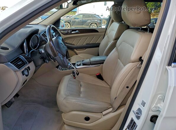 4JGDF6EE8GA672900 2016 MERCEDES-BENZ GL-CLASS White Вид салону спереду