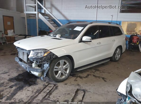 4JGDF6EE9HA792982 2017 MERCEDES-BENZ GLS 450 White Передня ліва чверть