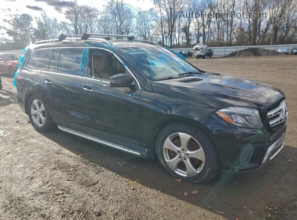 4JGDF6EE9HA802572 2017 MERCEDES-BENZ GLS Черный Передняя правая четверть