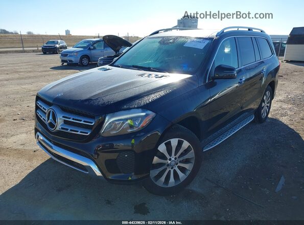 4JGDF6EE9HA806038 2017 MERCEDES-BENZ GLS 450 Black Առջևի ձախ երեք քառորդ տեսարան