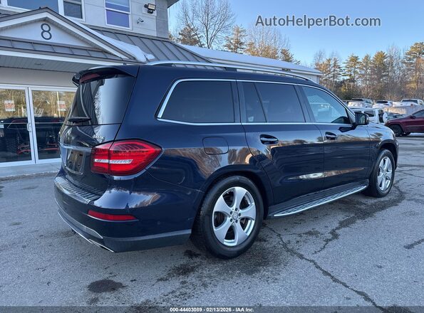 4JGDF6EE9HA873755 2017 MERCEDES-BENZ GLS 450 Синий Задняя правая четверть
