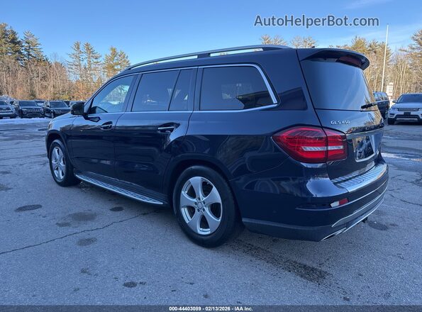 4JGDF6EE9HA873755 2017 MERCEDES-BENZ GLS 450 Синий Задняя левая четверть