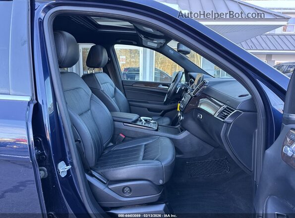 4JGDF6EE9HA873755 2017 MERCEDES-BENZ GLS 450 Синий Вид салона спереди
