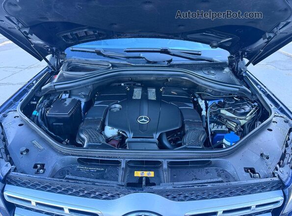 4JGDF6EE9HA873755 2017 MERCEDES-BENZ GLS Blue Widok z tyłu
