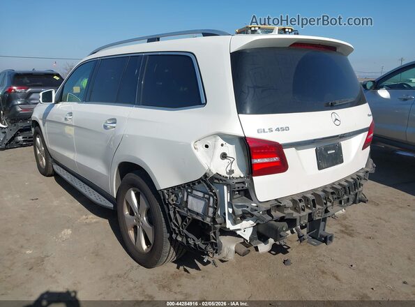 4JGDF6EE9HA962063 2017 MERCEDES-BENZ GLS 450 Белый Задняя левая четверть