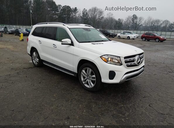 4JGDF6EEXHA844152 2017 MERCEDES-BENZ GLS 450 Белый Передняя правая четверть