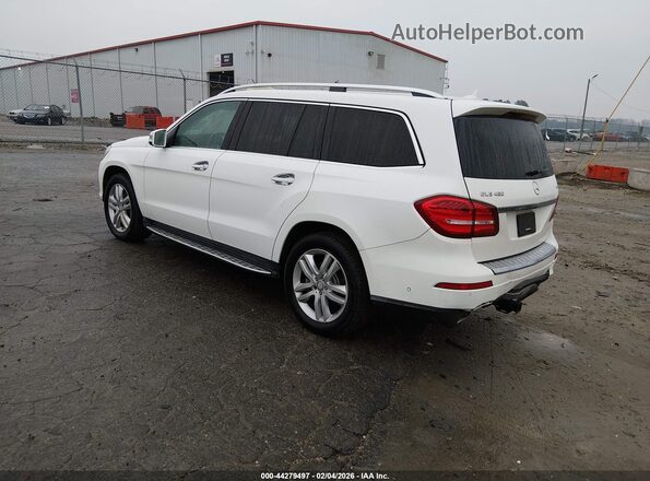 4JGDF6EEXHA844152 2017 MERCEDES-BENZ GLS 450 Белый Задняя левая четверть