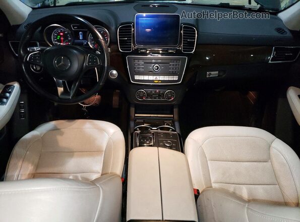 4JGDF6EEXHA854860 2017 MERCEDES-BENZ GLS Синий Вид панели приборов