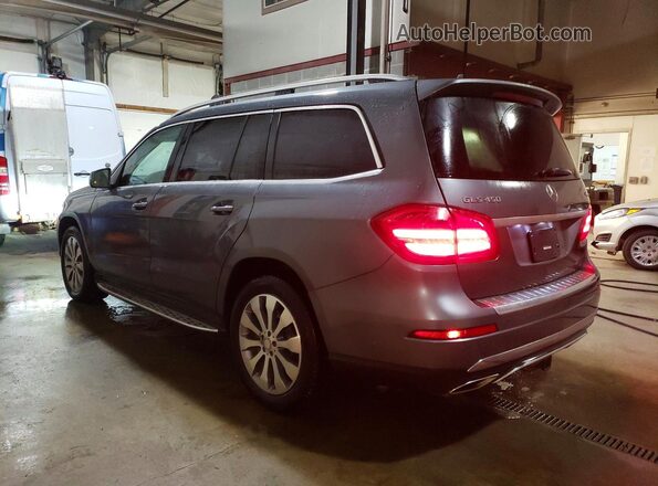 4JGDF6EEXHA854860 2017 MERCEDES-BENZ GLS Синий Задняя левая четверть