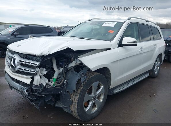 4JGDF6EEXHA993452 2017 MERCEDES-BENZ GLS 450 White წინა მარცხენა ხედი სამი მეოთხედიდან