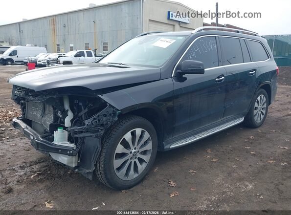 4JGDF6EEXJB025335 2018 MERCEDES-BENZ GLS 450 Черный Передняя левая четверть