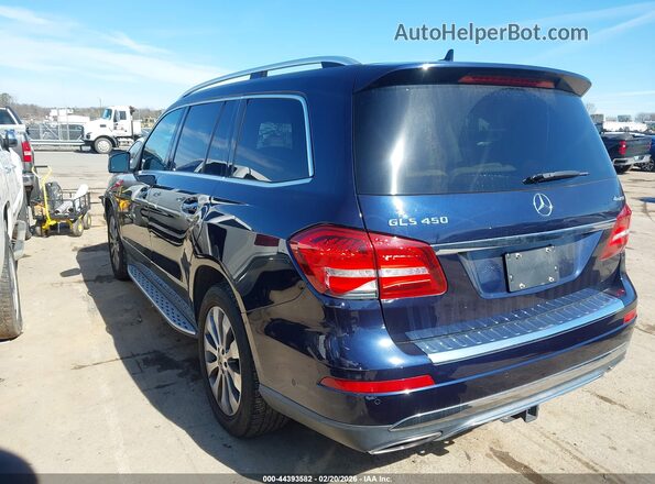 4JGDF6EEXJB176496 2018 MERCEDES-BENZ GLS 450 Dark Blue Հետևի ձախ