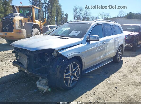 4JGDF7DE0KB202628 2019 MERCEDES-BENZ GLS 550 Silver წინა მარცხენა ხედი სამი მეოთხედიდან