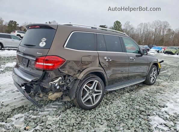 4JGDF7DE2JB034540 2018 MERCEDES-BENZ GLS Коричневый Задняя правая четверть