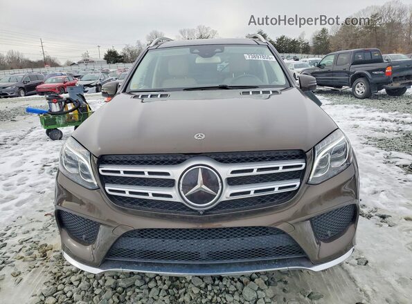 4JGDF7DE2JB034540 2018 MERCEDES-BENZ GLS Коричневый Вид спереди