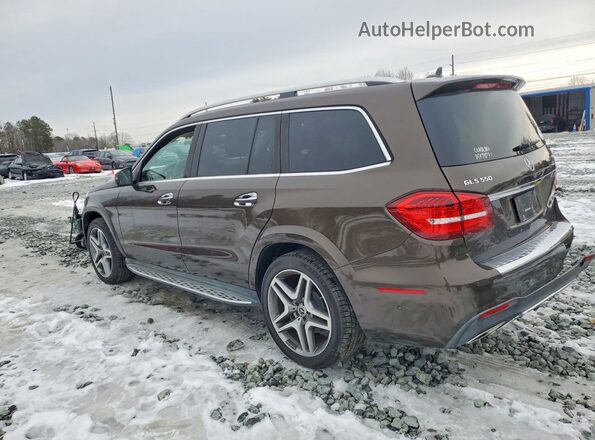 4JGDF7DE2JB034540 2018 MERCEDES-BENZ GLS Коричневый Задняя левая четверть