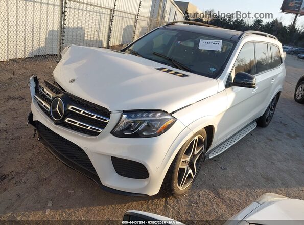 4JGDF7DE6JB044357 2018 MERCEDES-BENZ GLS 550 Белый Передняя левая четверть