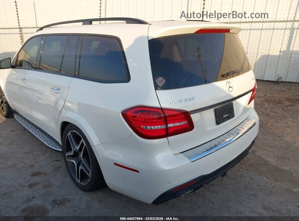 4JGDF7DE6JB044357 2018 MERCEDES-BENZ GLS 550 Белый Задняя левая четверть