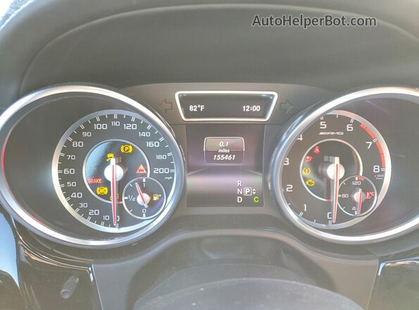 4JGDF7EE7GA668682 2016 MERCEDES-BENZ GL-CLASS Black Սարքավորումների վահանակի տեսք
