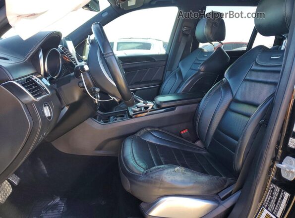 4JGDF7FE0HA943793 2017 MERCEDES-BENZ GLS Черный Вид салона спереди