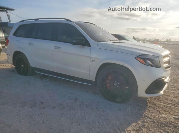 4JGDF7FE3JB107105 2018 MERCEDES-BENZ GLS White Delantero derecho