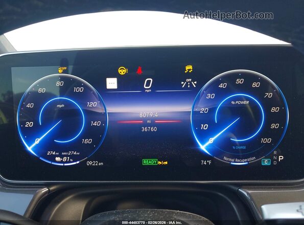 4JGDM2DB0PA005745 2023 MERCEDES-BENZ EQS 450+ SUV Black უკანა სავარძლების ხედი