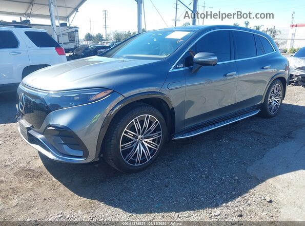 4JGDM2DB7PA013891 2023 MERCEDES-BENZ EQS 450+ SUV Gray Vista tres cuartos delantera izquierda
