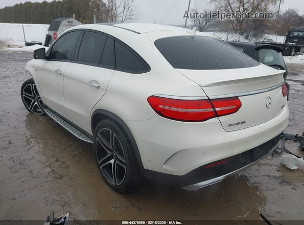 4JGED6EB0HA075791 2017 MERCEDES-BENZ AMG GLE 43 COUPE White Trasero izquierdo