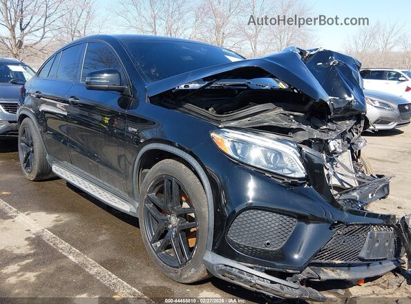 4JGED6EB2JA125337 2018 MERCEDES-BENZ AMG GLE 43 COUPE Черный Передняя правая четверть