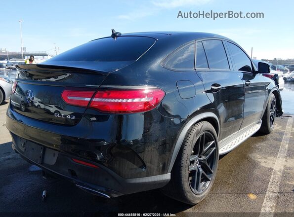 4JGED6EB2JA125337 2018 MERCEDES-BENZ AMG GLE 43 COUPE Черный Задняя правая четверть