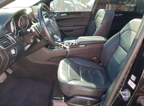 4JGED6EB2KA133701 2019 MERCEDES-BENZ GLE Black წინა სალონის ხედი