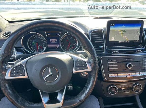 4JGED6EB3KA138485 2019 MERCEDES-BENZ GLE Белый Вид салона спереди