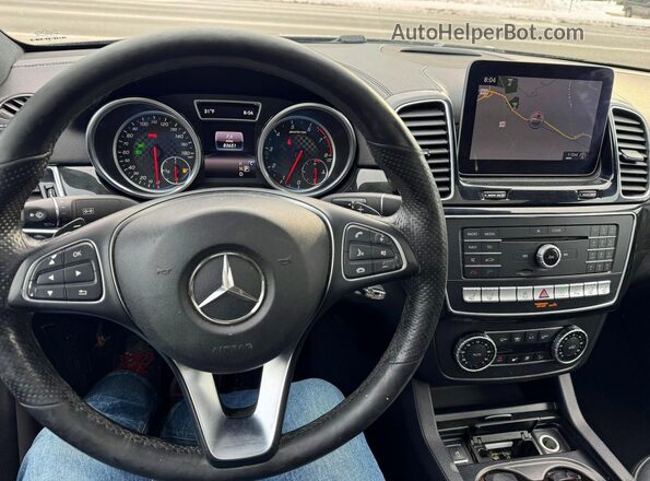 4JGED6EB3KA146098 2019 MERCEDES-BENZ GLE Black Widok wnętrza z przodu