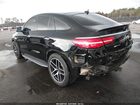 2019 Mercedes-benz Amg Gle 43 Coupe 4matic Черный vin: 4JGED6EB3KA151897